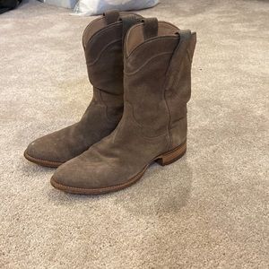 Mens Tecovas Suade Boots size 8
